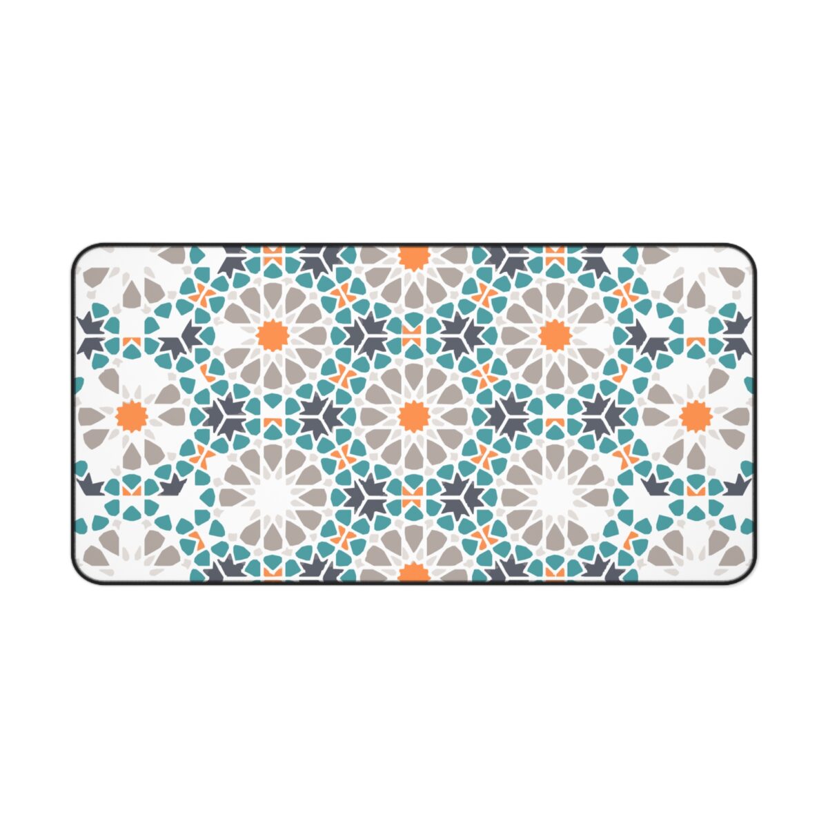 Islamic tile patterns desk mat