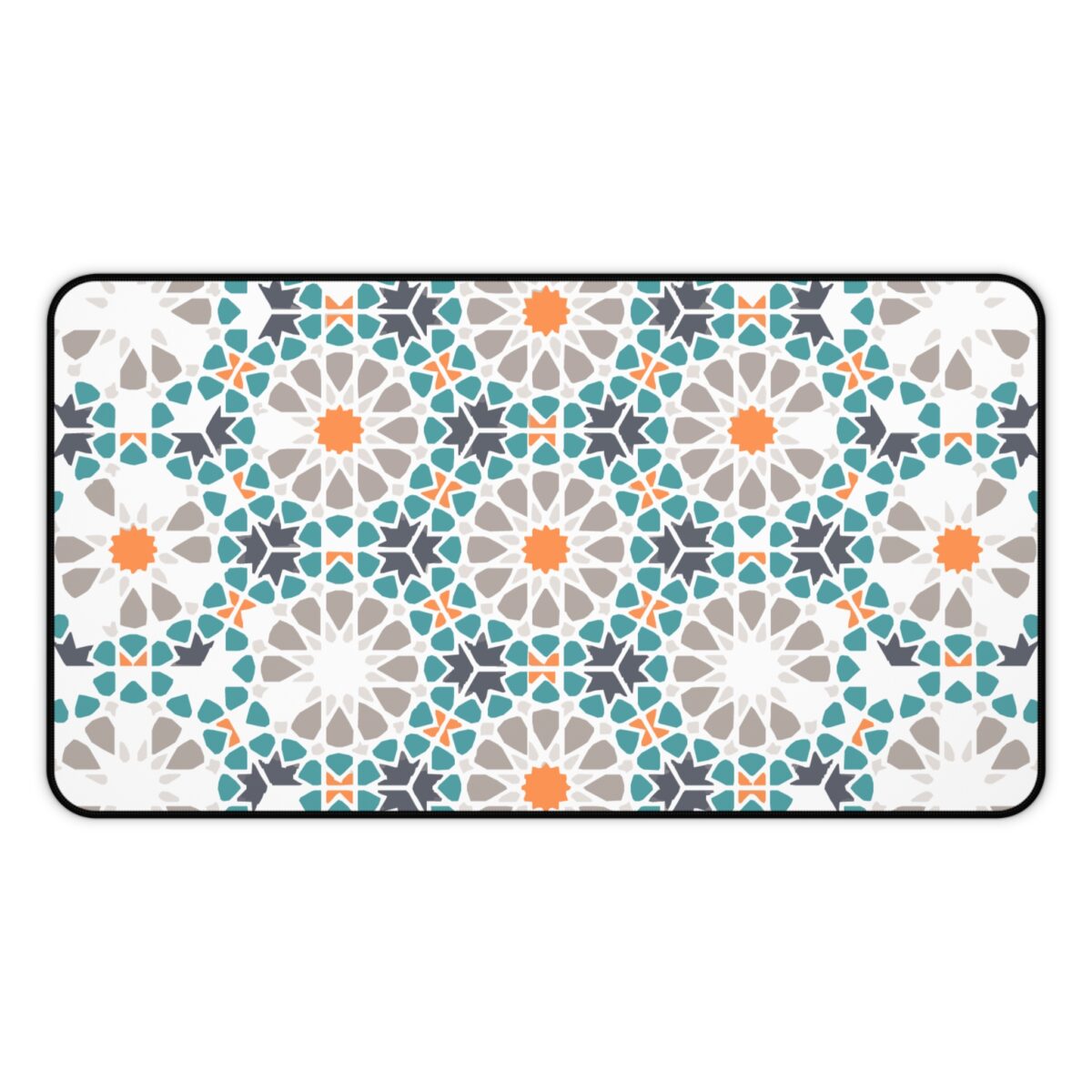 Vintage Moroccan tiles desk mat