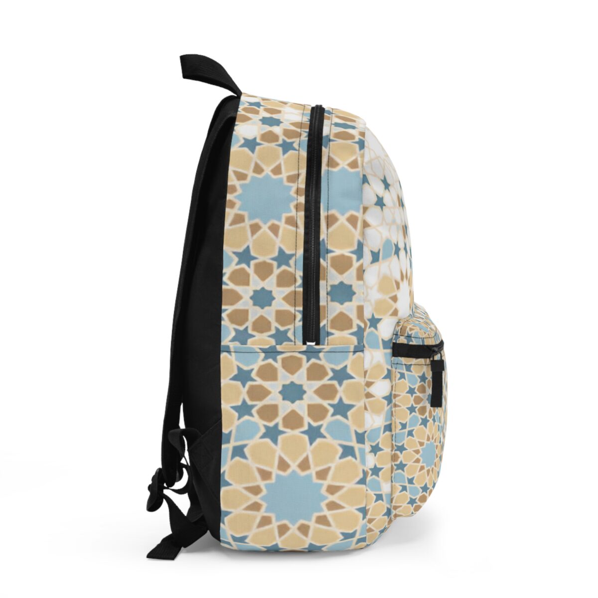 Moroccan tile design backpack